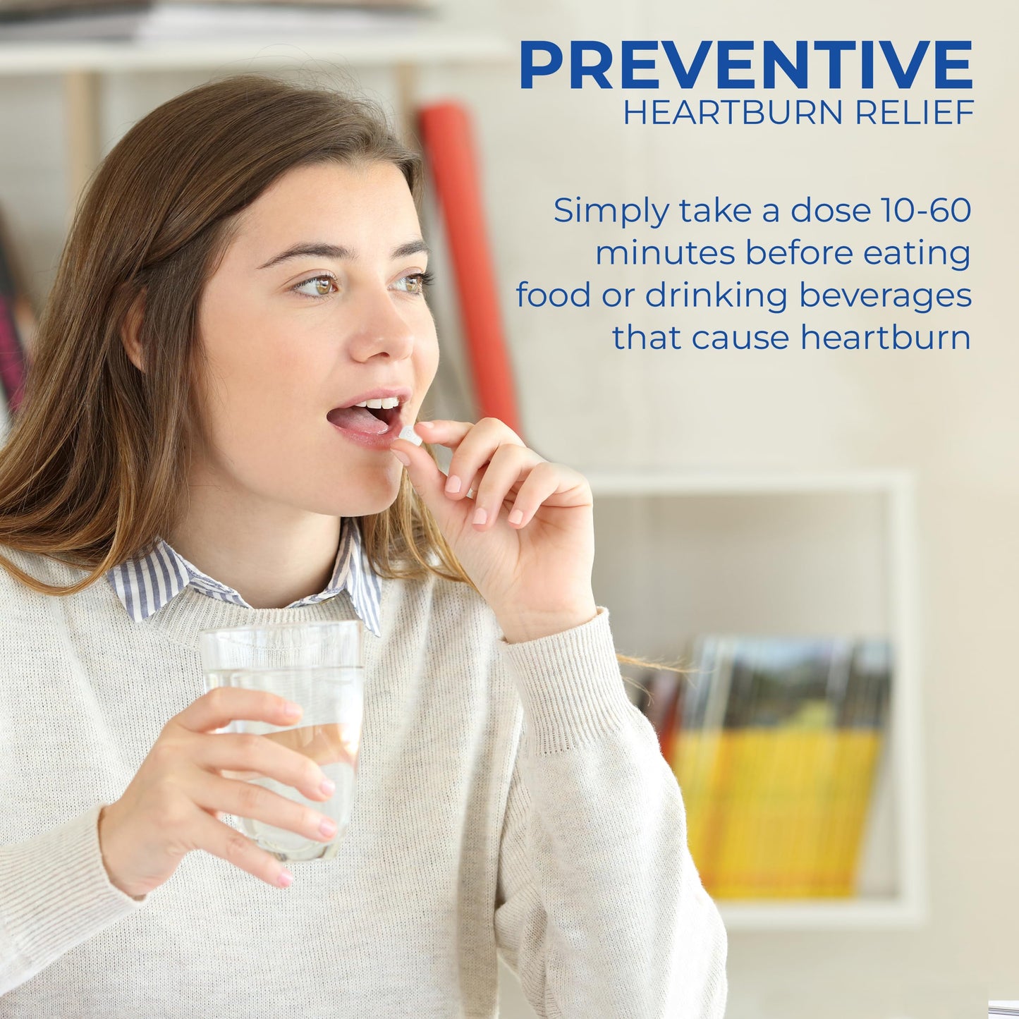 Timely Acid Reducer 20mg Famotidine - Heartburn Relief (200 Tablets, Pack of 2) | TIME-CAP LABS