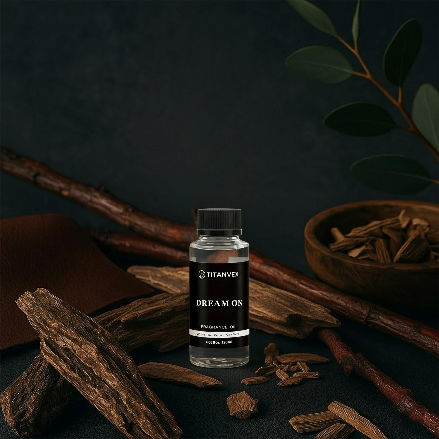 TitanVex Dream On White Tea & Vanilla Diffuser Oil – Luxury Hotel Scent (4.06 fl oz)