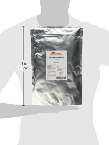 BulkSupplements TMG Powder - Trimethylglycine Betaine Anhydrous 1.5 g Serving, 1 kg