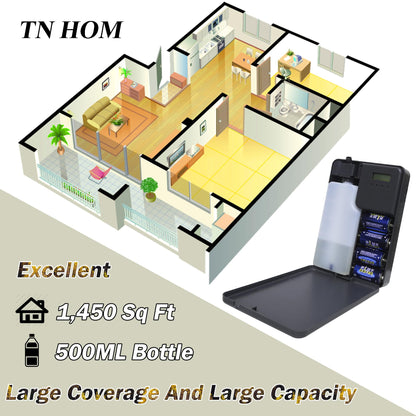 TN HOM Smart Bluetooth Scent Air Machine – Waterless Diffuser, 500ml, Large Room Coverage up to 1,450 Sq Ft