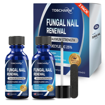 Tobcharm Toenail Fungus Treatment Extra Strength – Tea Tree Oil & 25% Undecylenic