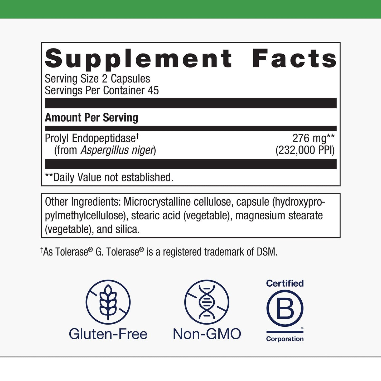 Metagenics SpectraZyme Gluten Digest Enzymes – 40 Capsules – Non-GMO & Vegetarian