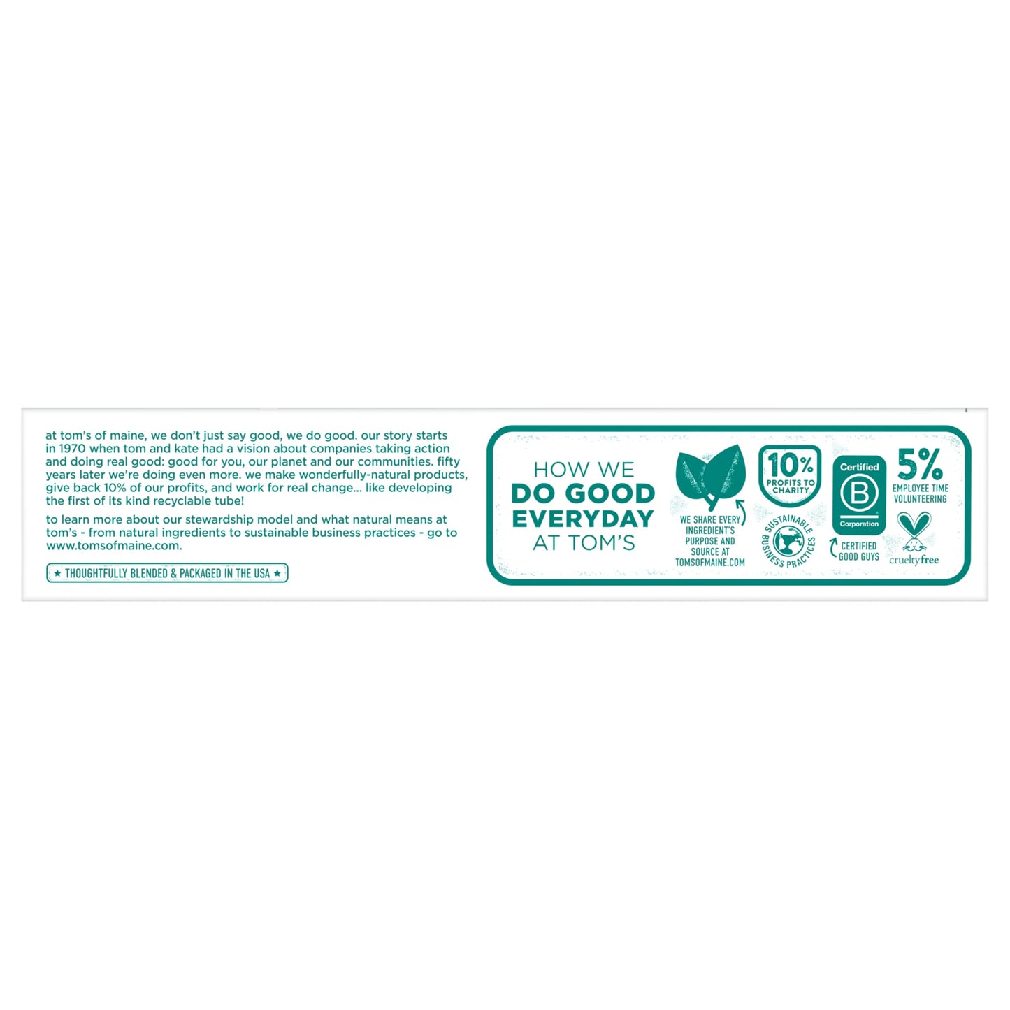 Tom's of Maine Wicked Fresh! Fluoride Toothpaste - Spearmint 4.7 oz 2-Pack