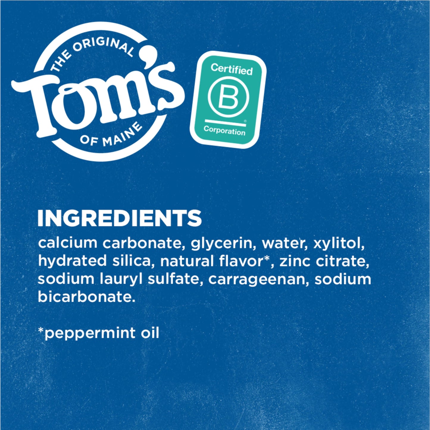 Tom's of Maine Fluoride-Free Antiplaque & Whitening Toothpaste – Travel Size Peppermint, 1 oz (12-Pack)
