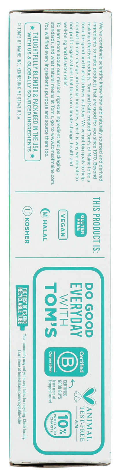Toms of Maine Wicked Fresh Spearmint Ice AC Toothpaste, 4 oz