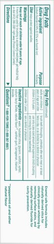 Tom's of Maine Luminous White Toothpaste with Fluoride – Clean Mint, 4.7 oz (Packaging May Vary)