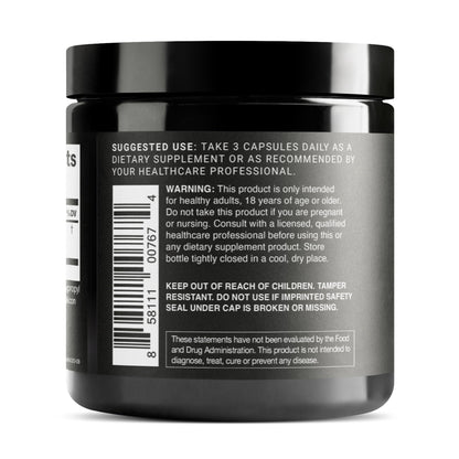 Toniiq Lion’s Mane Ultra High Potency 10:1 Extract | 30% Polysaccharides | 120 Caps | Lab Tested
