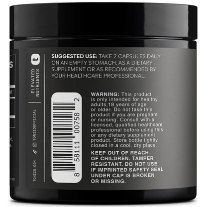 Toniiq 1300mg NAC – 120 Veg N-Acetyl Cysteine Capsules – 98% Purity, Lab Tested