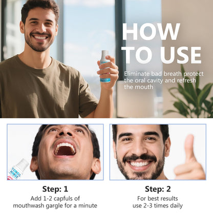 Tonsil Stone Remover Mouthwash - Soothe Tonsils, Eliminate Bad Breath & Relieve Dry Mouth