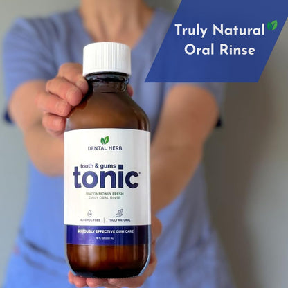 Tooth & Gums Tonic Herbal Mouth Rinse – Alcohol-Free & Fluoride-Free | Dental Herb Company