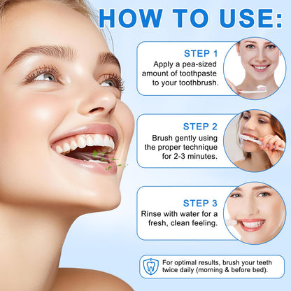 9.9% Hydroxyapatite Toothpaste (2Pcs) – Enamel Protection & Strong Teeth