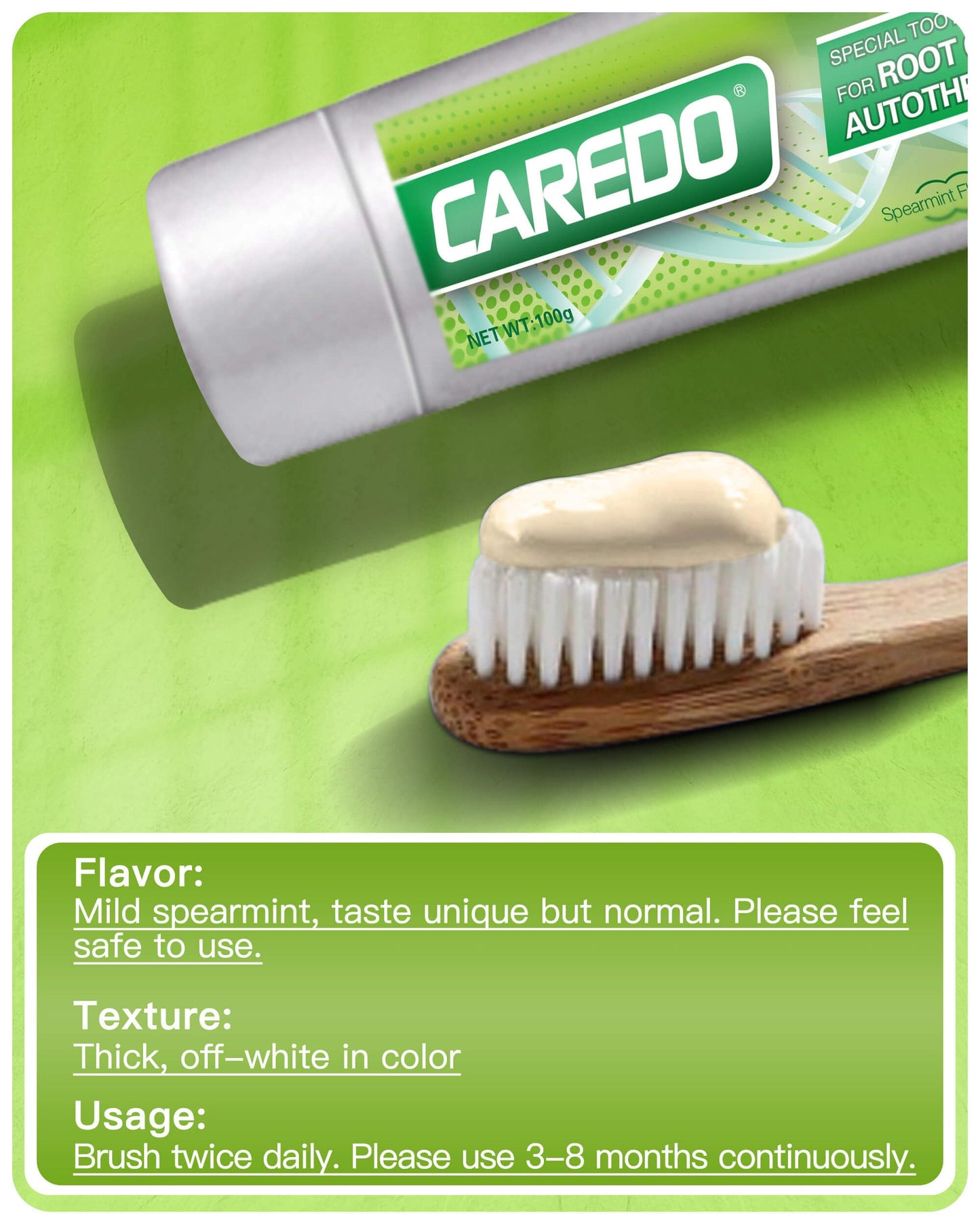Toothpaste Gum Repair for Root Canal Therapy Avoidance – Mint, Remineralizing Hydroxyapatite 3.52 oz