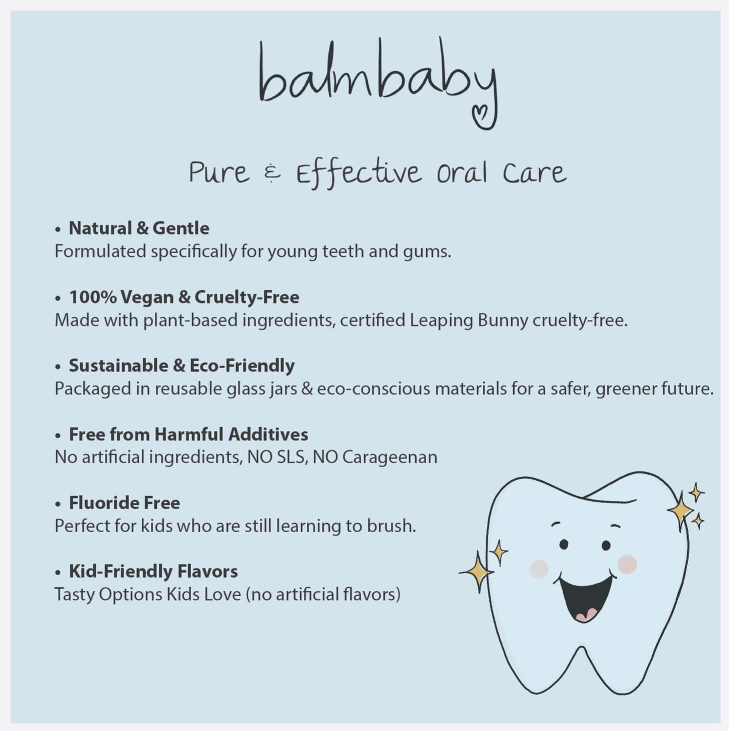Kids All Natural Fluoride-Free Toothpaste – SLS-Free, Xylitol, Vegan, Zero Waste Glass Jar (Orange)