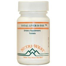 Total Liver D-Tox - 180 Tablets by Nutri West | Liver Health Support