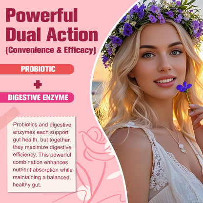 Totaria Probiotics for Women – 120B CFU, Akkermansia, Enzymes & Prebiotics | 120 Vegan Capsules