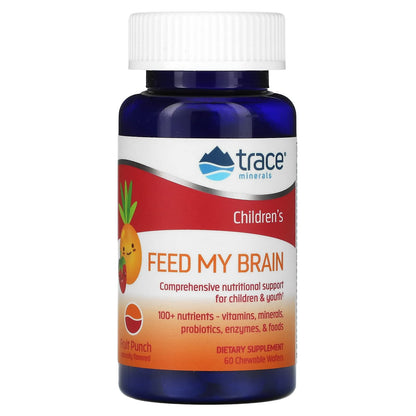 Trace Minerals Feed My Brain Kids – Brain Support Multivitamin (Fruit Punch)