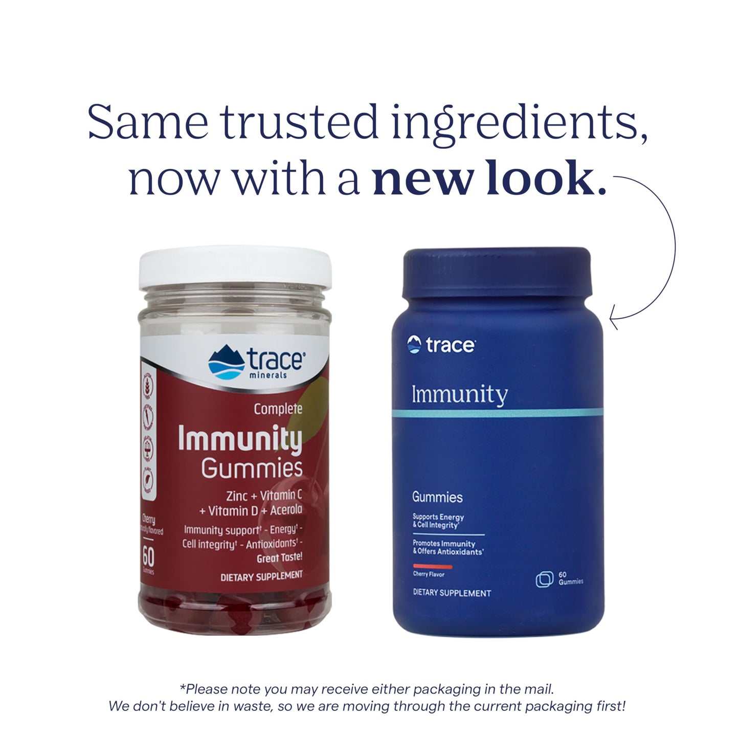 Trace Minerals Immunity Gummies - Zinc, Vitamin C & D | Cherry