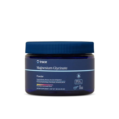 Trace Minerals Magnesium Glycinate Powder – Sleep Support (180g, 60 Servings)