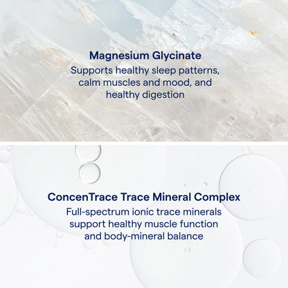 Trace Minerals Magnesium Glycinate – Bedtime Sleep Support Powder (Orange Dream) – Travel-Friendly Stick Packs, 30 Servings
