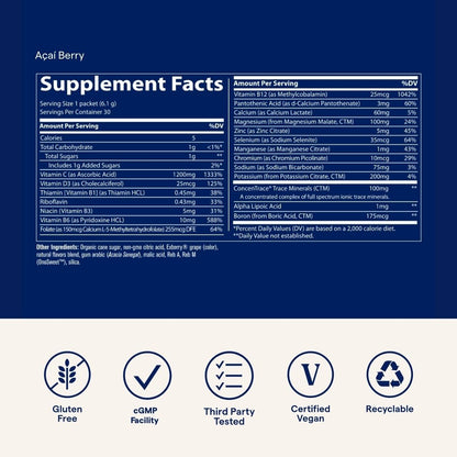 Trace Minerals Power Pak Multivitamin Packets – Electrolyte Support