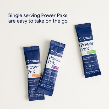 Trace Minerals Power Pak Multivitamin Packets – Electrolyte Support