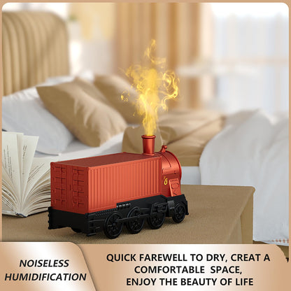 Train Essential Oil Diffuser 300ml – Remote, Auto Shut-Off, 7 Color Lights