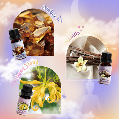 Tranquil Diffuser Oils – SNOWSEN Essential Oil Set for Diffusers, Soap & Candle Making