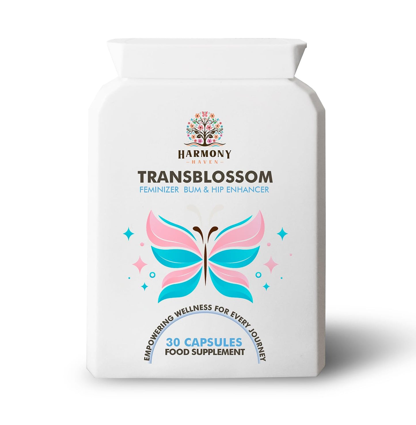TransBlossom Feminizing Bum and Hip Enhancer Pills | Feminizing MTF Support