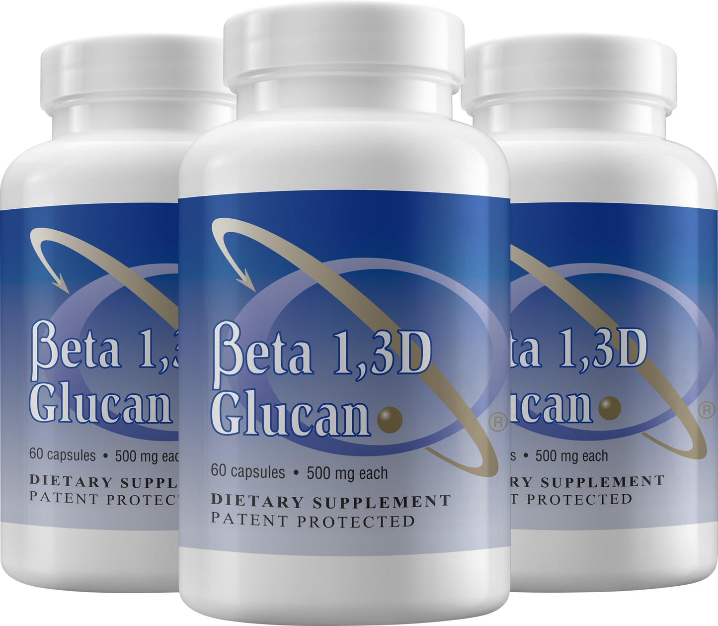 Transfer Point Immune Support: Highly Purified Beta 1,3D Glucan 500 mg Capsules (Pack of 3)