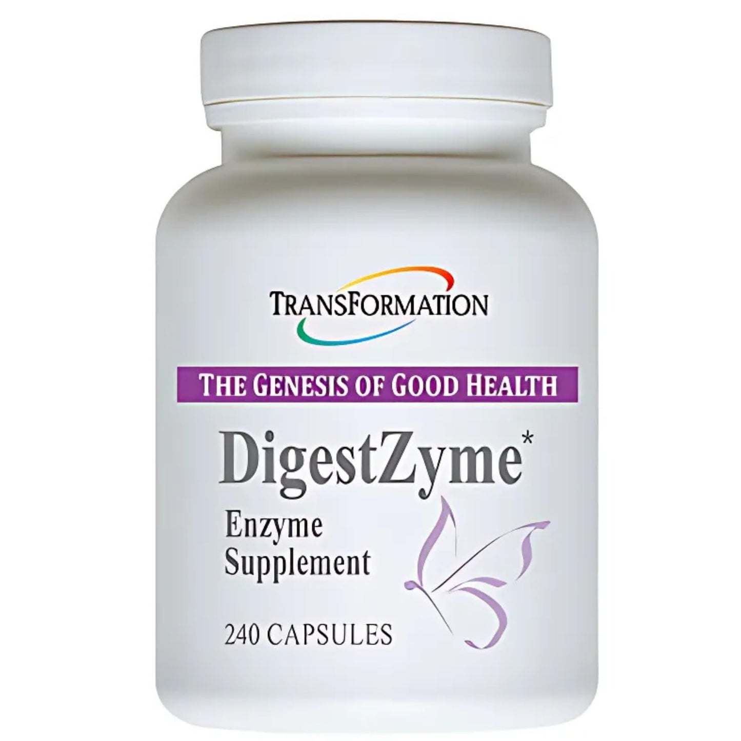 TRANSFORMATION Genesis DigestZyme — Gentle Enzymes & Probiotics for Digestive Support