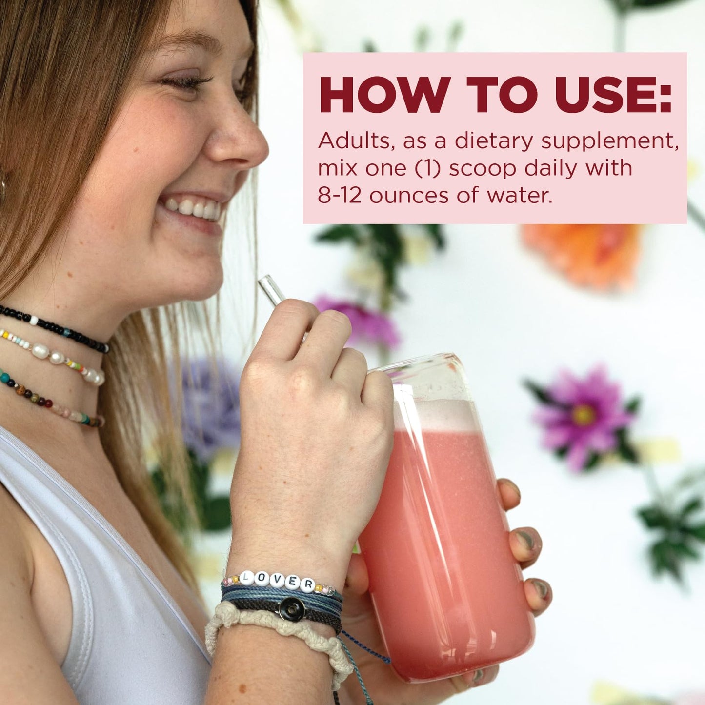 TransformHQ Beauty Collagen – Fruit Punch (30 Servings) for Hair, Skin & Nails