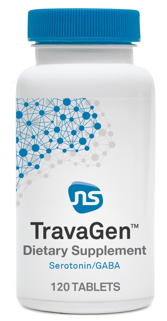 TravaGen Mood Support – L-Tryptophan, L-Theanine & B12 (120 capsules)