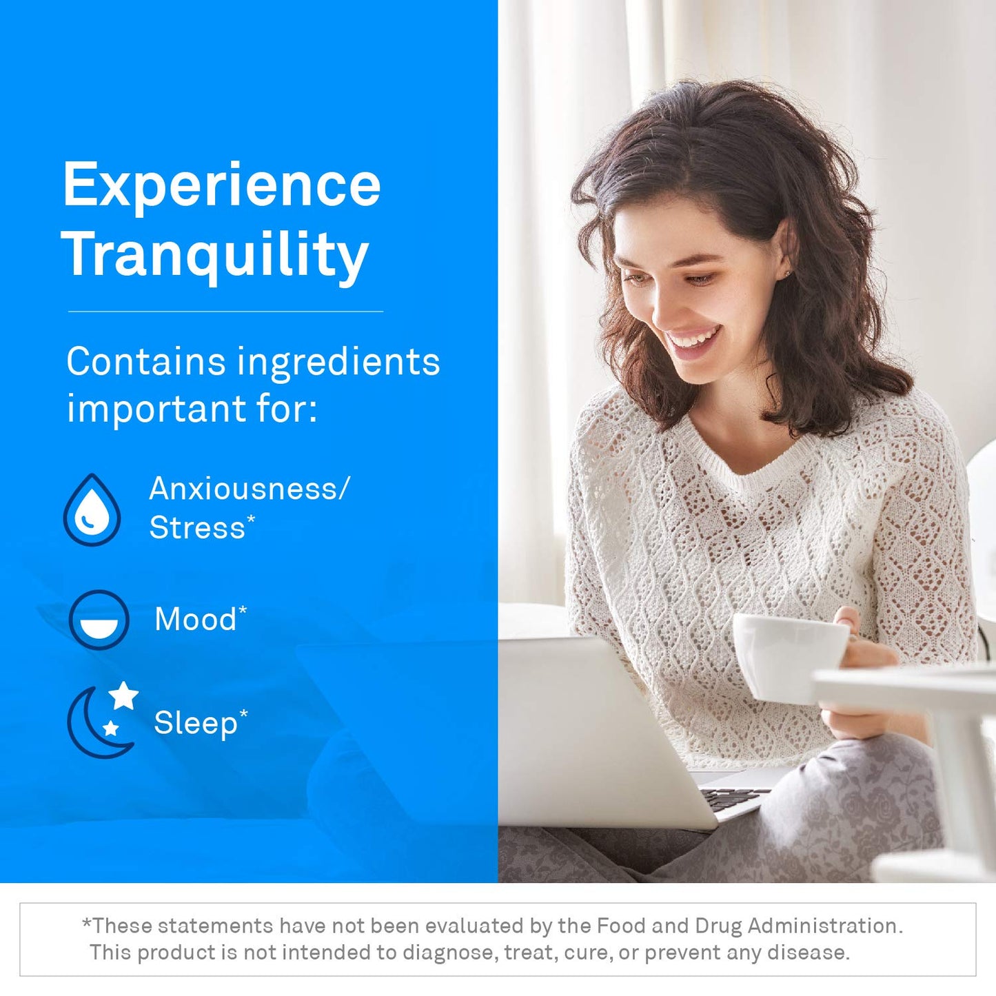 TravaGen Mood Support – L-Tryptophan, L-Theanine & B12 (120 capsules)