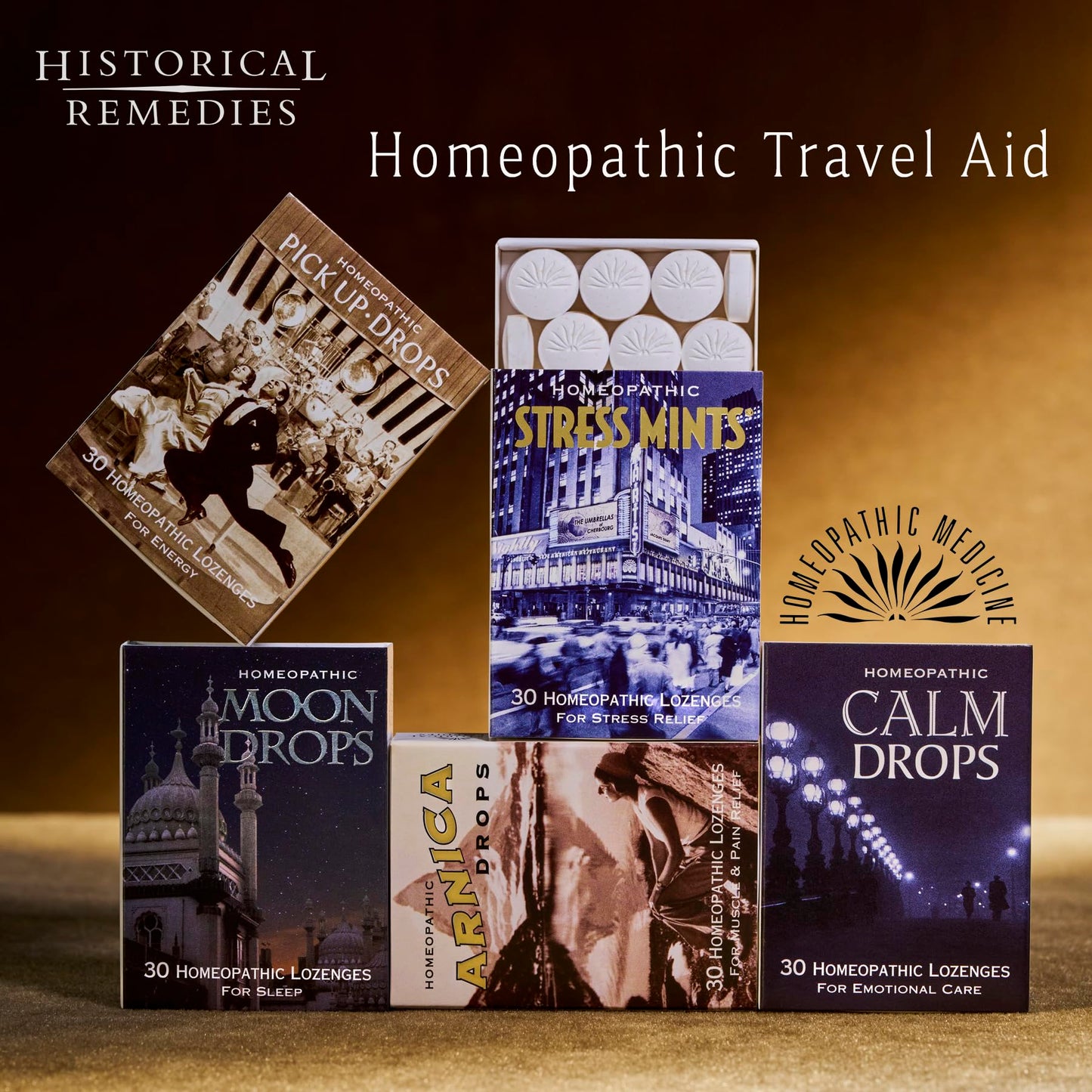 Historical Remedies Pick Up Drops 12 Pack – Vegan & Gluten-Free Homeopathic Lozenges