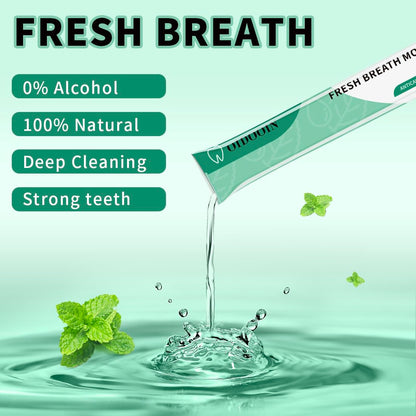 Travel Size Mouthwash Pack of 40 – 0.4 fl oz Mini Mouthwash for Fresh Breath
