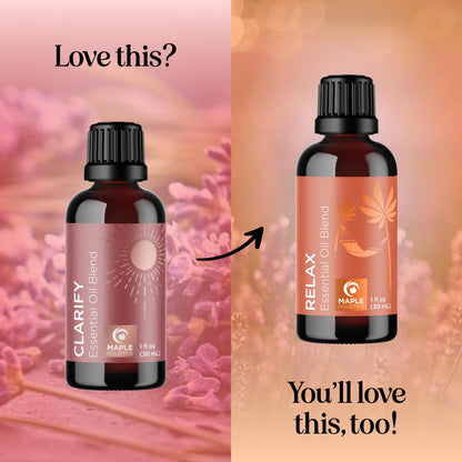 Clarify Headache Essential Oil Blend for Diffusers | Peppermint, Rosemary & Lavender