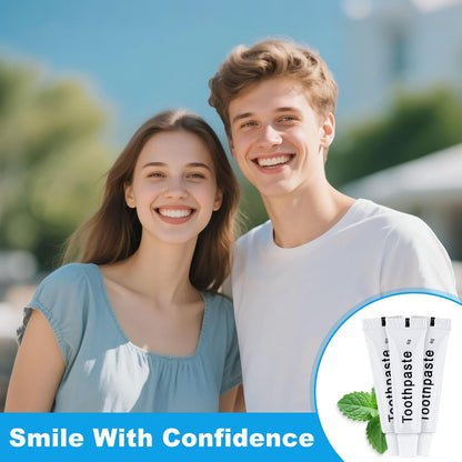 Travel Toothpaste Bulk 6g/0.21oz – 100-Pack for Hotels and Charities