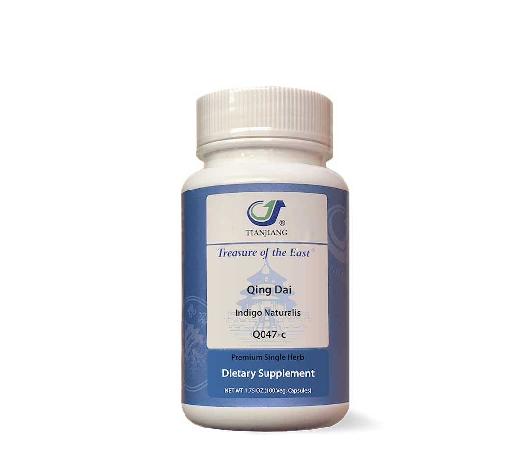 Treasure of the East Indigo Qing Dai Capsules (1:1 Herbal Extracts) – 100 Capsules