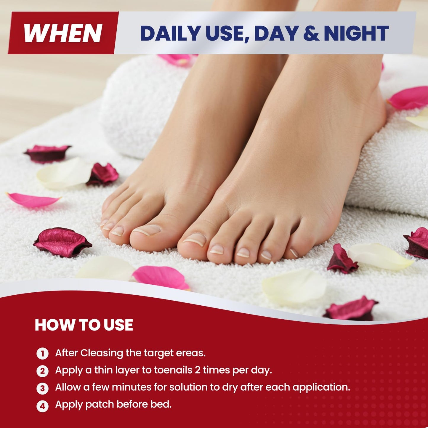 Treatonic Toenail Fungus Treatment Kit – Extra Strength 25% Undecylenic Acid + 32 Nighttime Patches