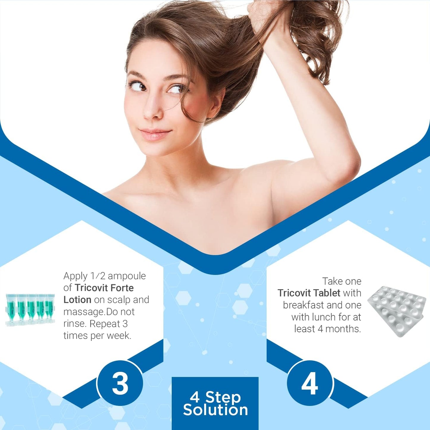 Tricovit Hair Growth Supplement | Nail & Hair Health Vitamins (60 tablets)