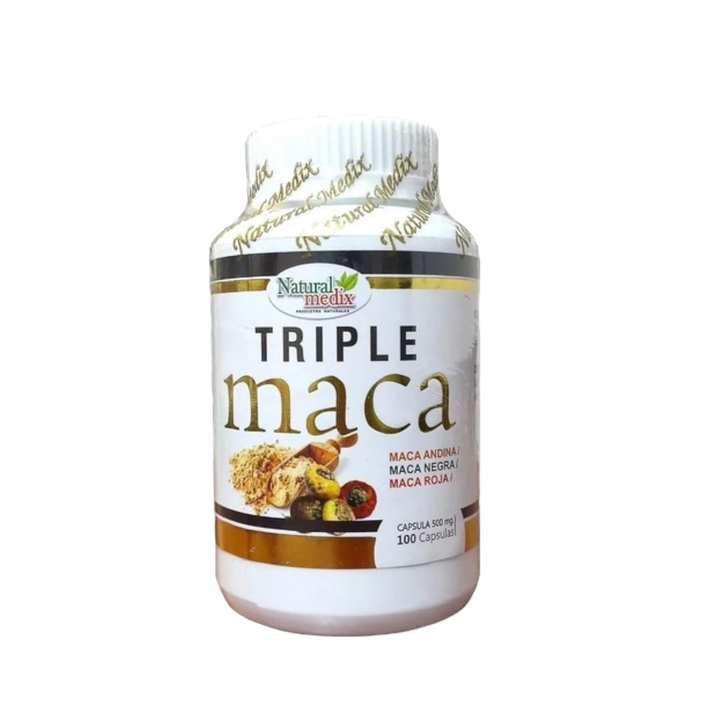 Natural Medix Premium Triple Maca – Black, Red & Yellow Maca for Vitality & Endurance | 100% Natural