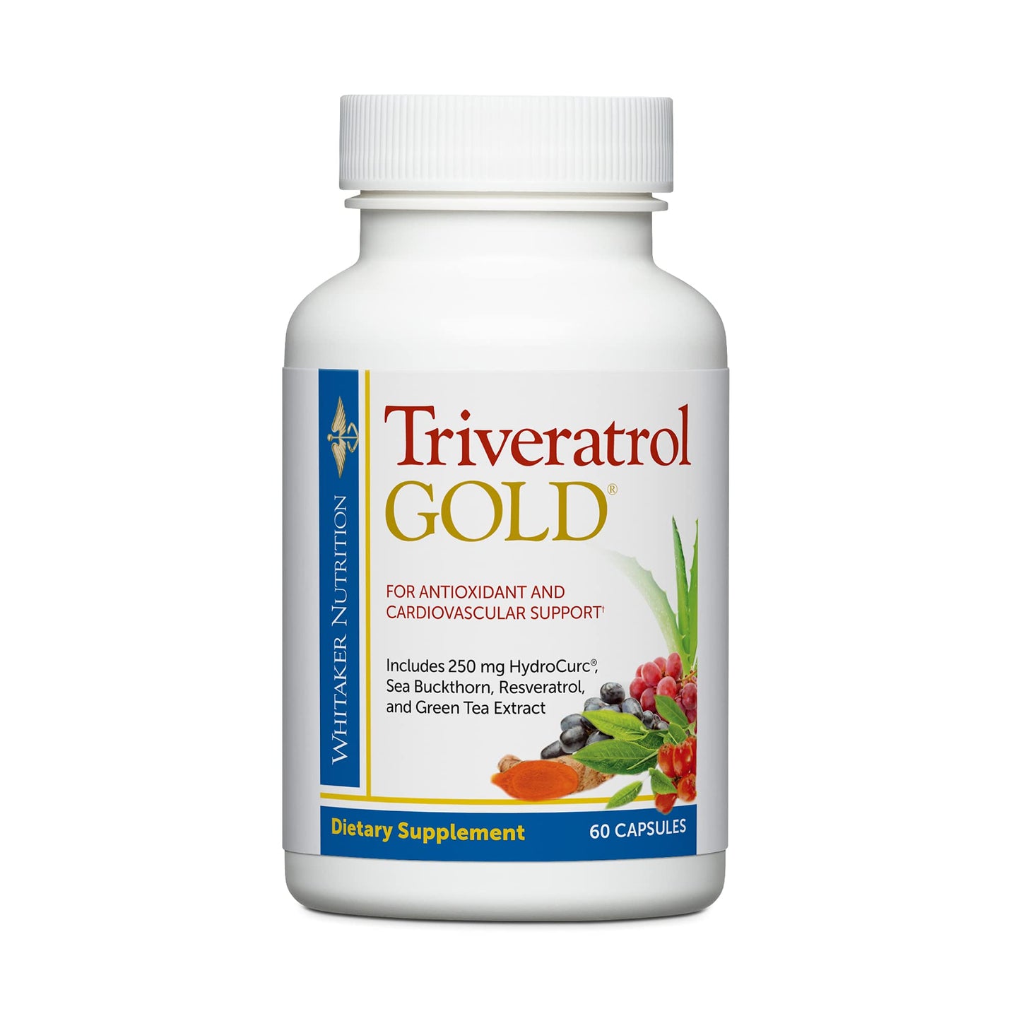 Triveratrol Gold – Healthy Aging Supplement with Resveratrol & Plant Extracts (60 Capsules)