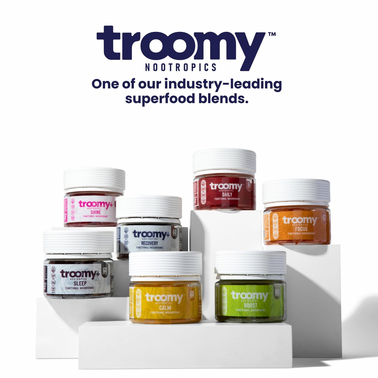 Troomy Recovery Gummies – Ashwagandha & Reishi for Peak Performance