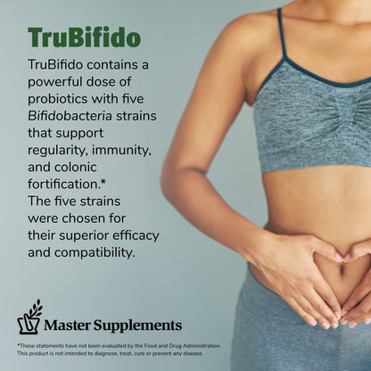 TruBifido Master Probiotic – 60 Servings for Colon Health, Energy & Immunity | Gluten Free