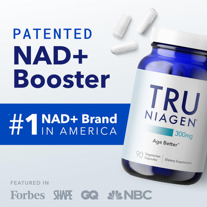 TRU NIAGEN NAD+ Supplement – 300 mg Niagen, 90 Servings
