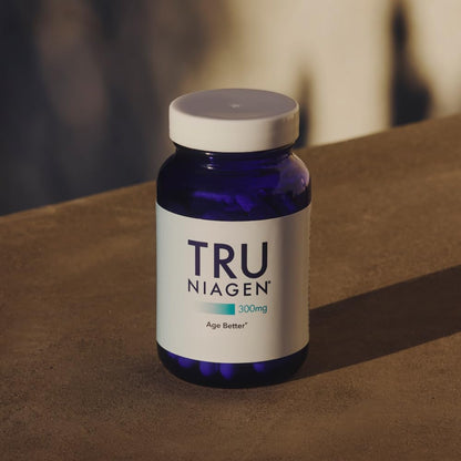 TRU Niagen NAD+ Supplement for Cellular Energy, Brain & Muscle Support | 60 Servings, 300 mg
