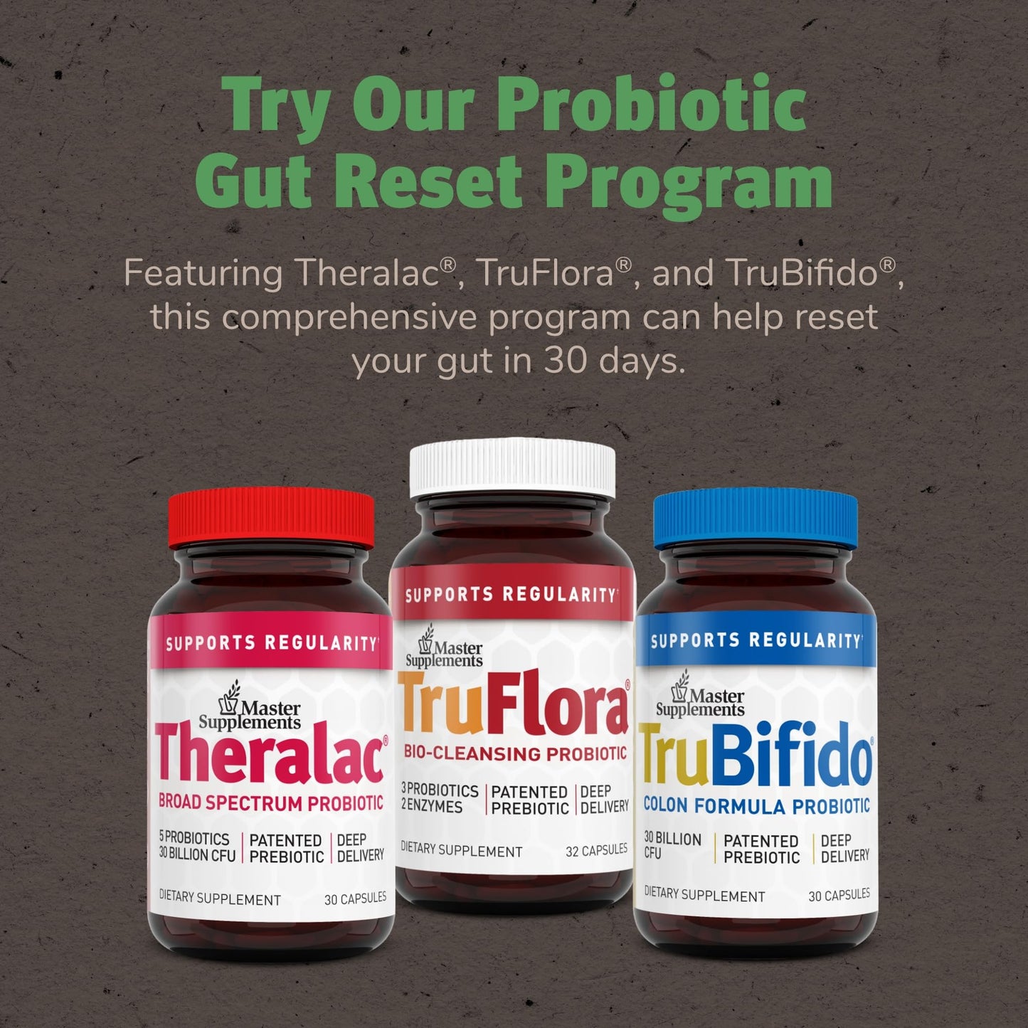 TruBifido Probiotic 30 Capsules – Colon Health, Energy & Immune Support | Gluten Free