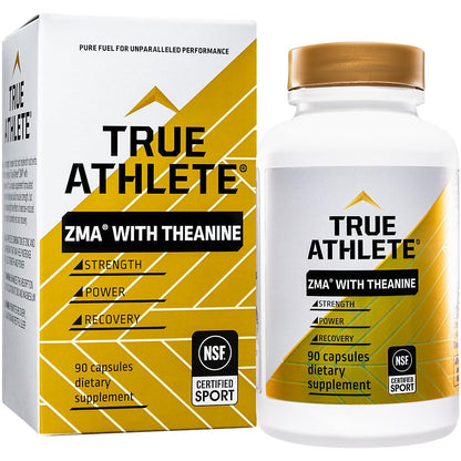 True Athlete ZMA with Theanine – Muscle Recovery, Sleep & Performance (90 Caps)