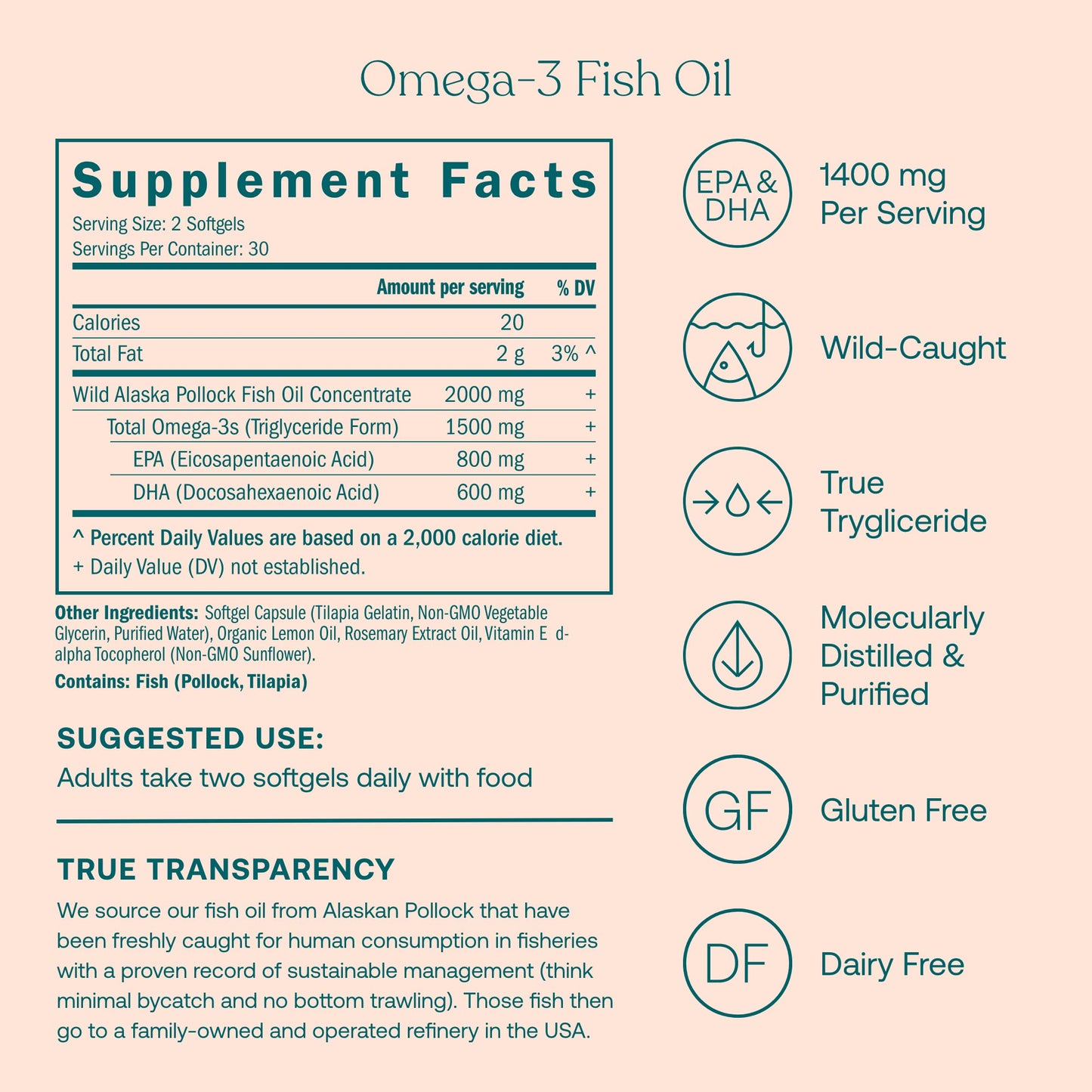 True Grace One Daily Women’s Multivitamin & Omega-3 Bundle – 30-Day Supply
