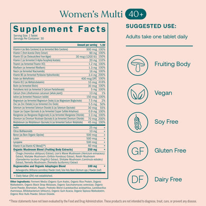 True Grace One Daily Men’s 40+ & Women’s 40+ Multivitamin Bundle – 30 Vegan Tablets Each, Non-GMO
